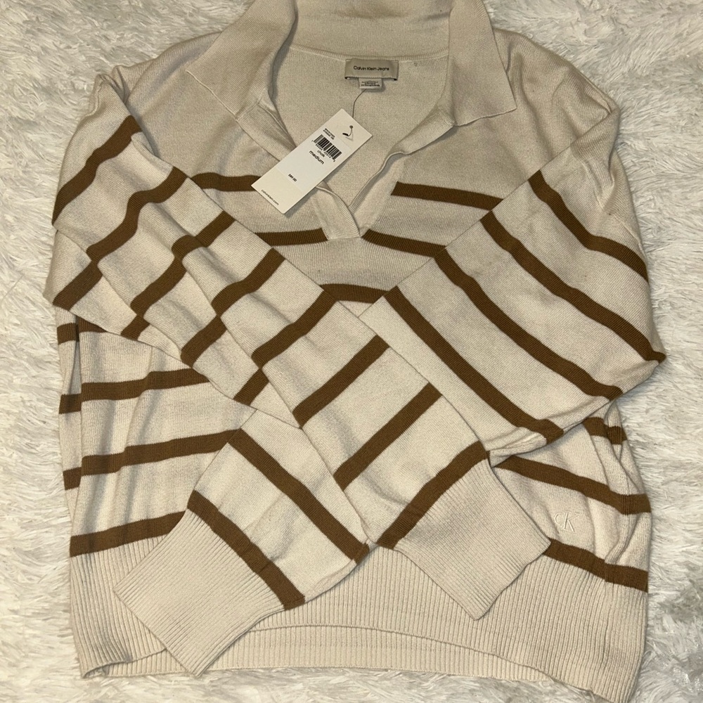 Calvin Klein Striped Sweater